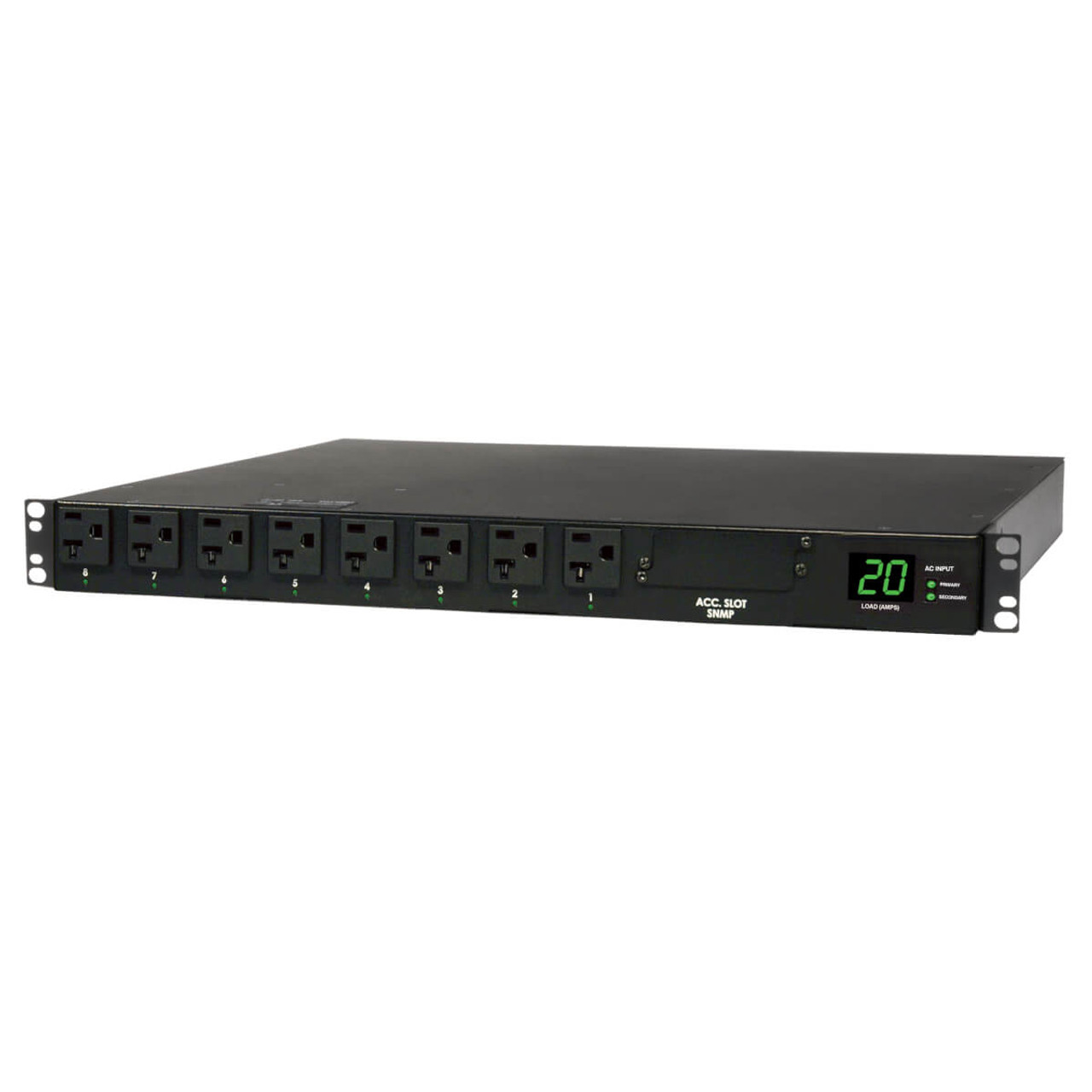 Tripp Lite PDUMH20AT 16-Outlet 1U Black Power Distribution Unit (PDU) for Servers