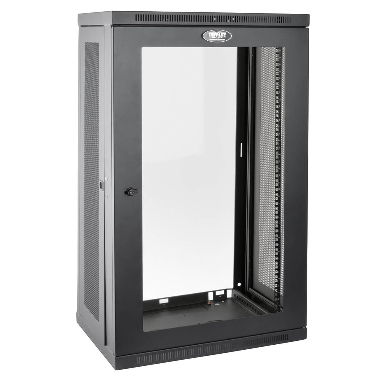 Tripp Lite SRW21UG 21U Wall Mounted Rack Cabinet in Black - Compatible with Server Racks