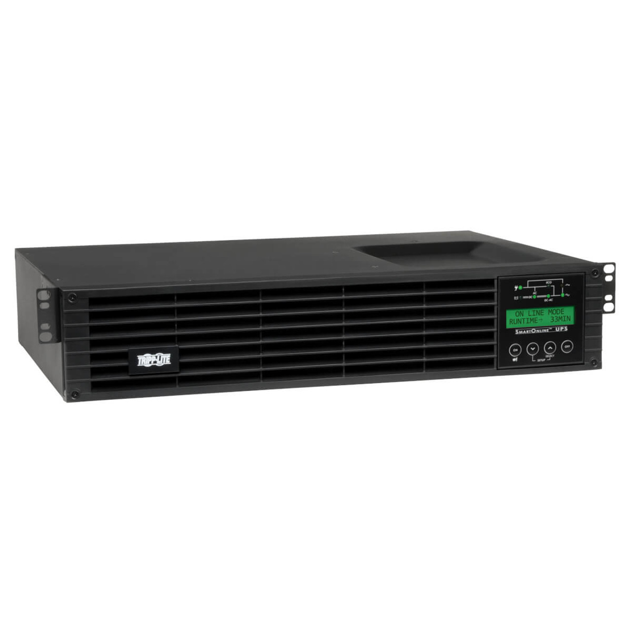 Tripp Lite SU1000RTXLCD2U UPS 1kVA 900W 6 AC Outlets Double-Conversion Online - Mounted in Server Rack