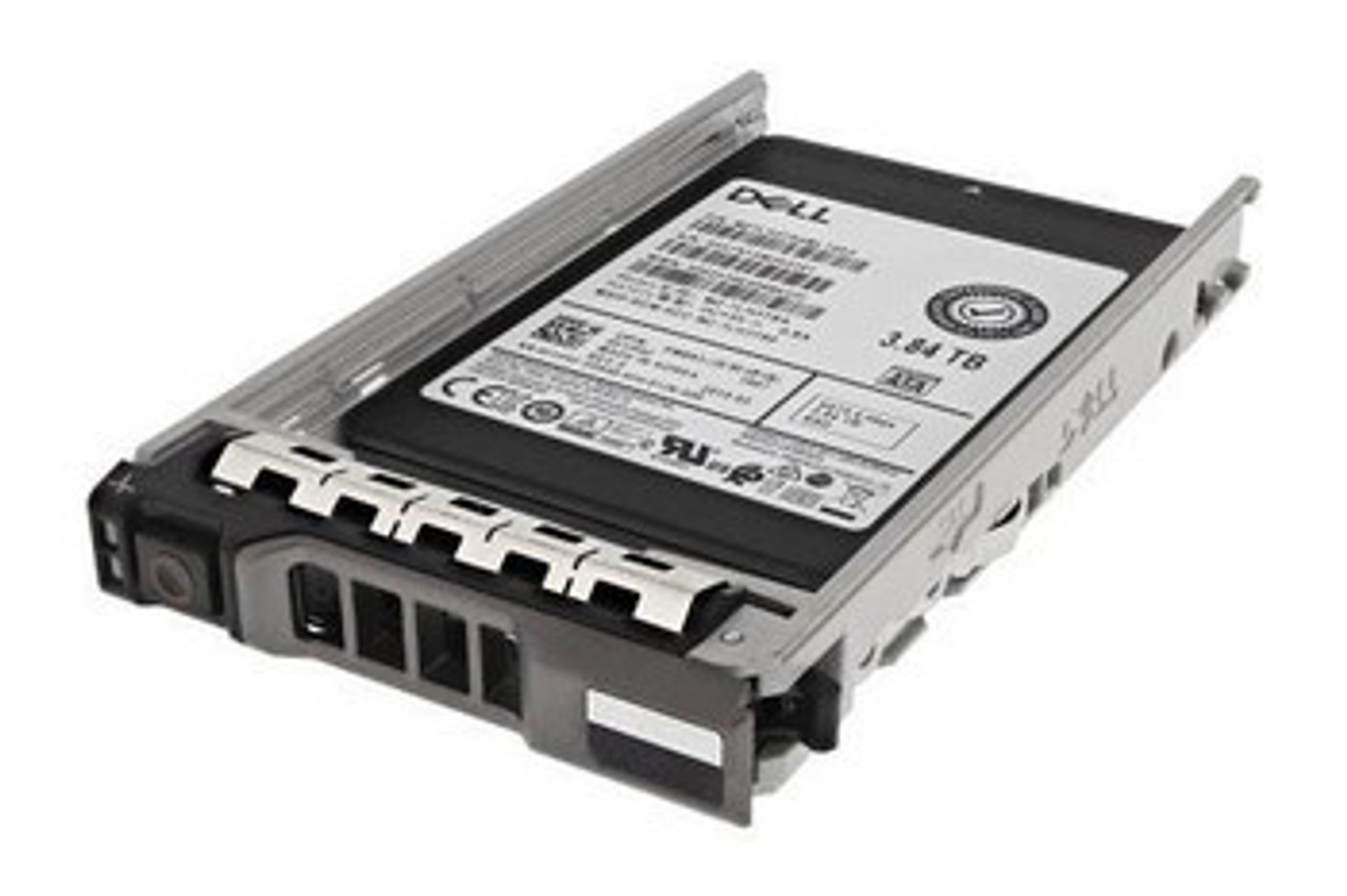 DELL 3.84Tb SATA 6Gbps Read Intensive 2.5 SSD in 3.5 Hybrid Carrier - Compatible with ProLiant DL360p Gen8 Servers