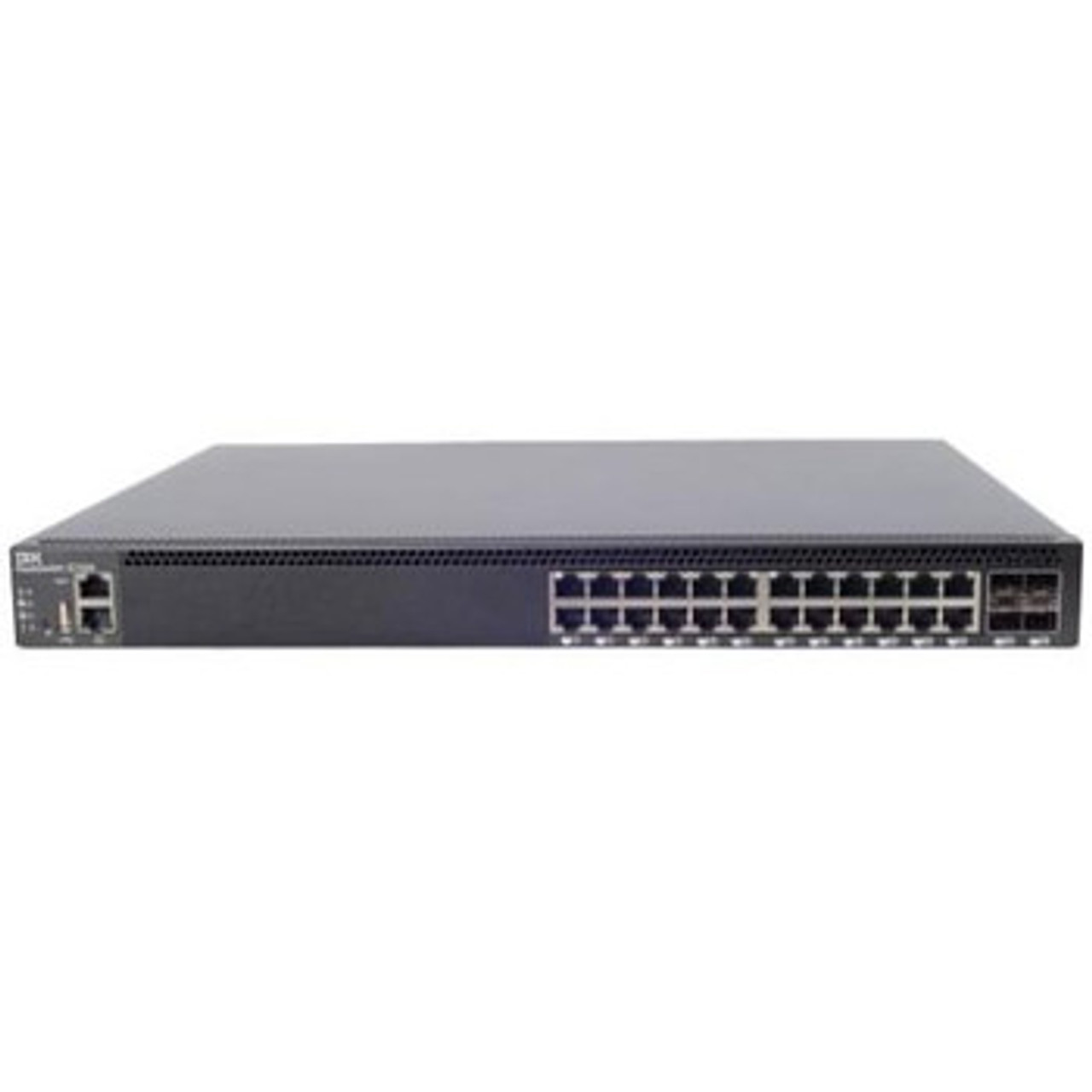 Lenovo 7159BAX 24-Port SFP+ RackSwitch G7028 Gigabit Ethernet Switch 1U Rack-Mountable - Rear to Front Configuration