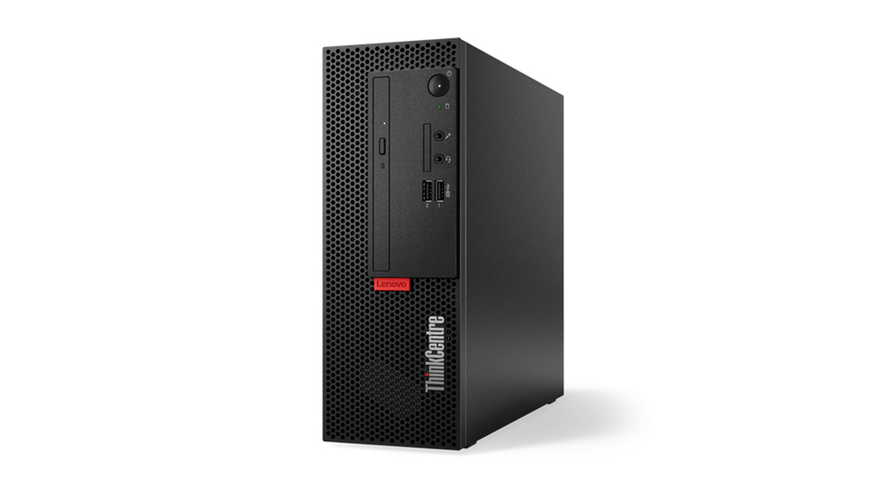 Lenovo ThinkCentre M720e SFF PC i5-9400 8GB 1TB HDD Windows 10 Pro - Black, compatible with small office setups