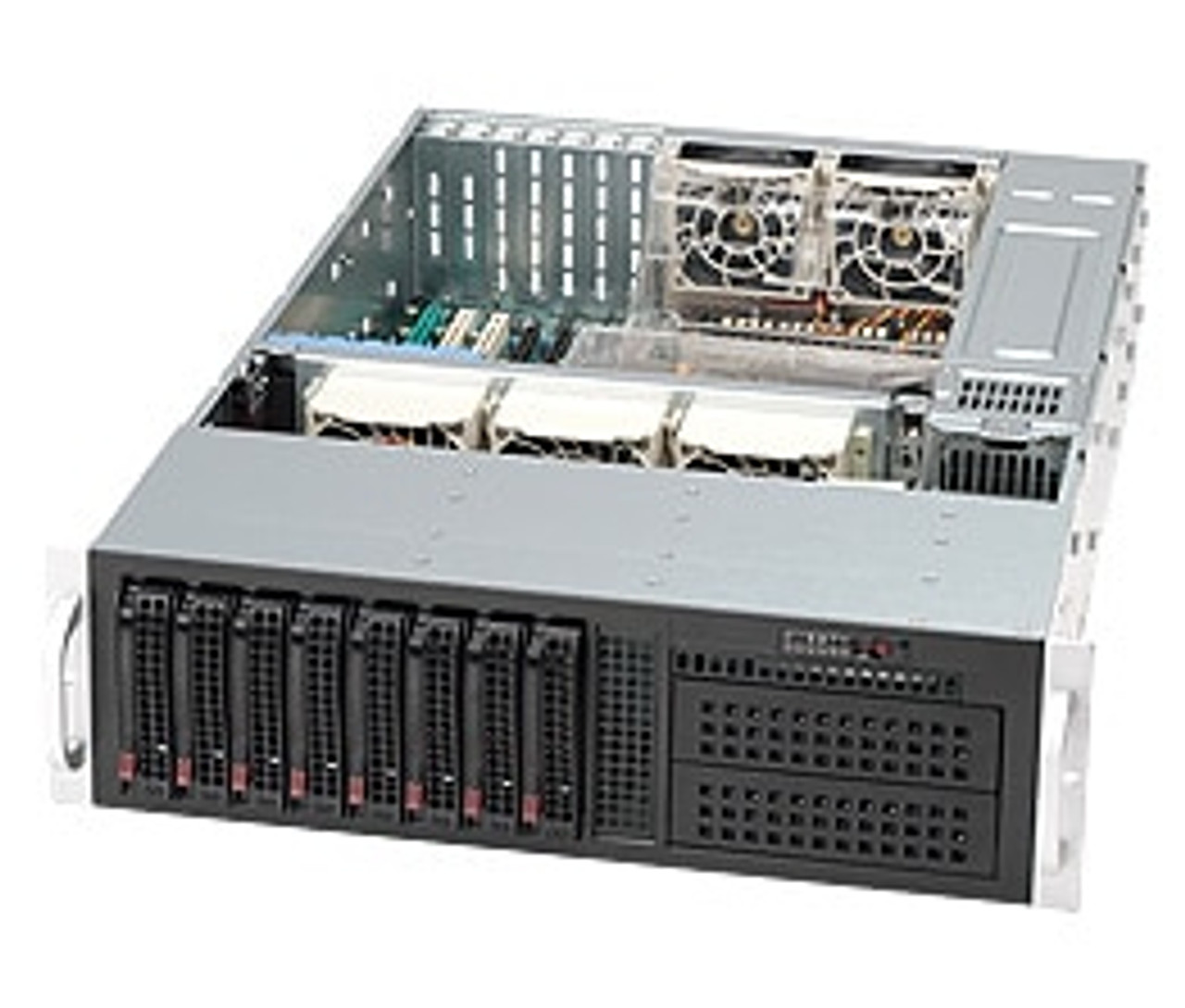 Supermicro CSE-835TQ-R921B Black Rack Computer Case 920W - Compatible with server racks