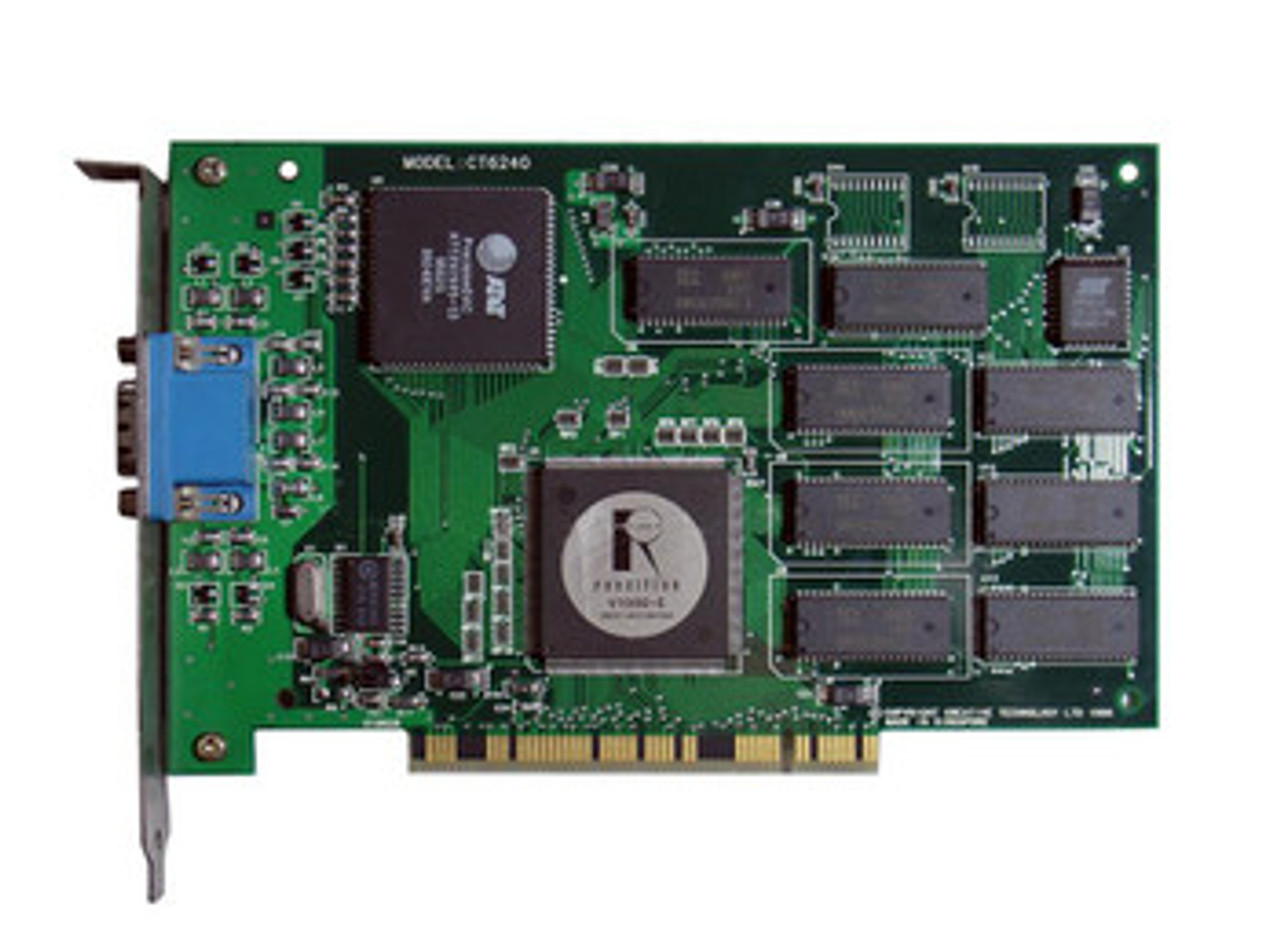 Creative Tech V1000-E PCI VGA Video Graphics Card for CT6240 - Compatible with ProLiant DL360p Gen8 servers