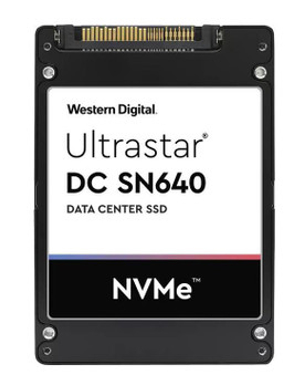 Western Digital Ultrastar DC SN640 SSD 800GB - U.2 NVMe - Mixed Use - Server Storage - 2.5 Internal