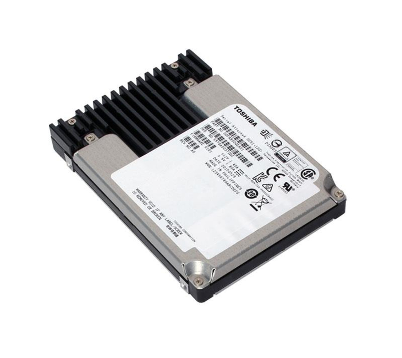 Toshiba Enterprise 800Gb MLC SAS 12Gbps SSD for Mid Endurance with Power Loss Protection, 2.5-Inch