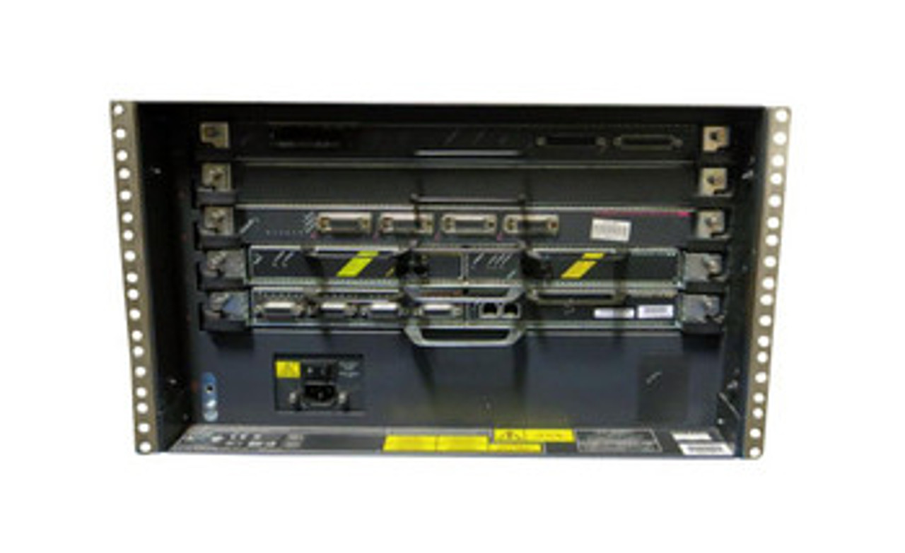 Cisco 7505 Router EN Token Ring FDDI ATM 5SLOT 1RSP4 AC Power Supply Chassis - Compatible with Cisco networks