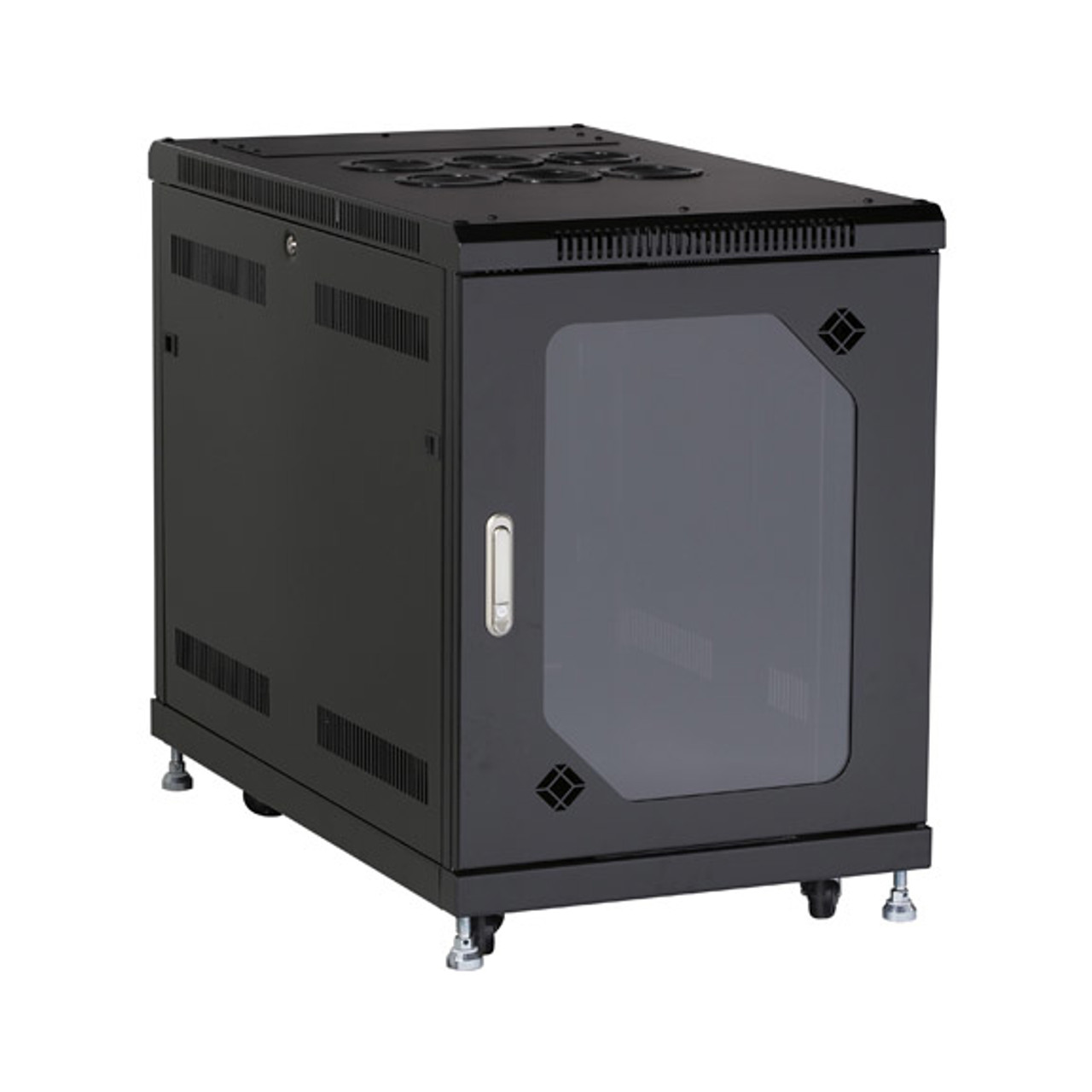 Black Box RM2510A 15U Freestanding Rack Cabinet for Servers - Compatible with Server Racks