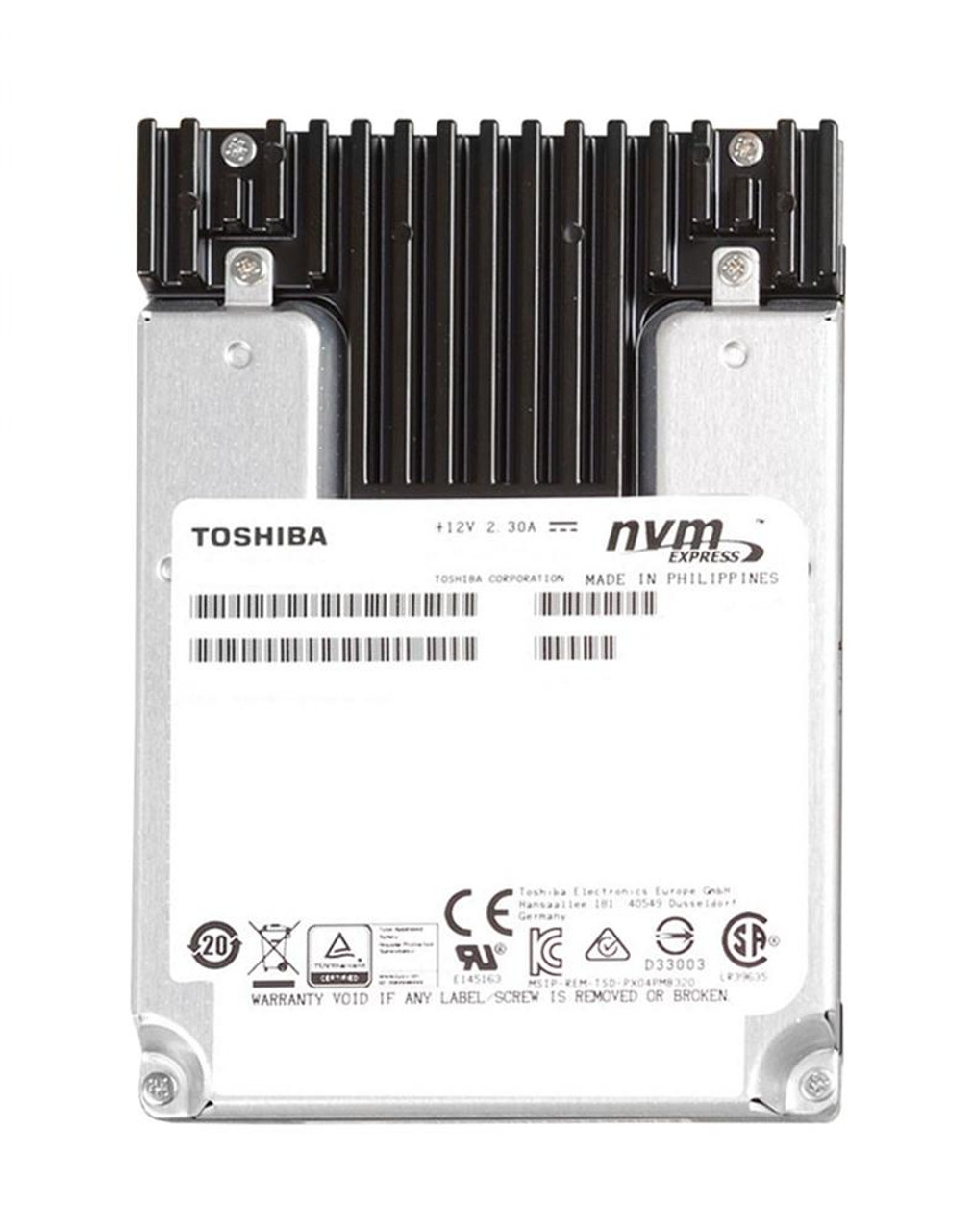 Toshiba PX04PMB080-960GB Enterprise 960GB MLC NVMe SSD for U.2 Servers