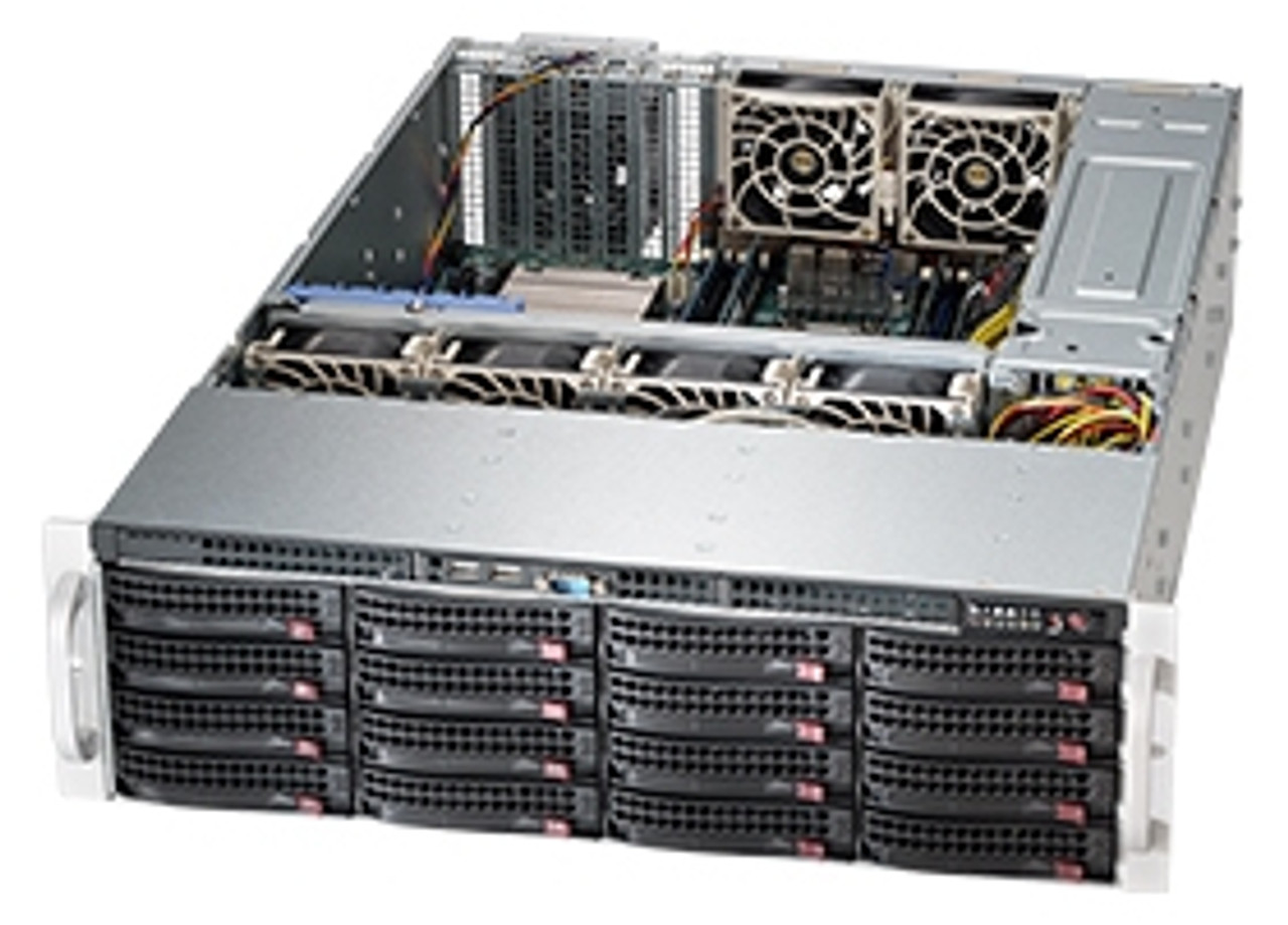 Supermicro CSE-836BHA-R1K28B computer case in Rack Black for server rack compatibility