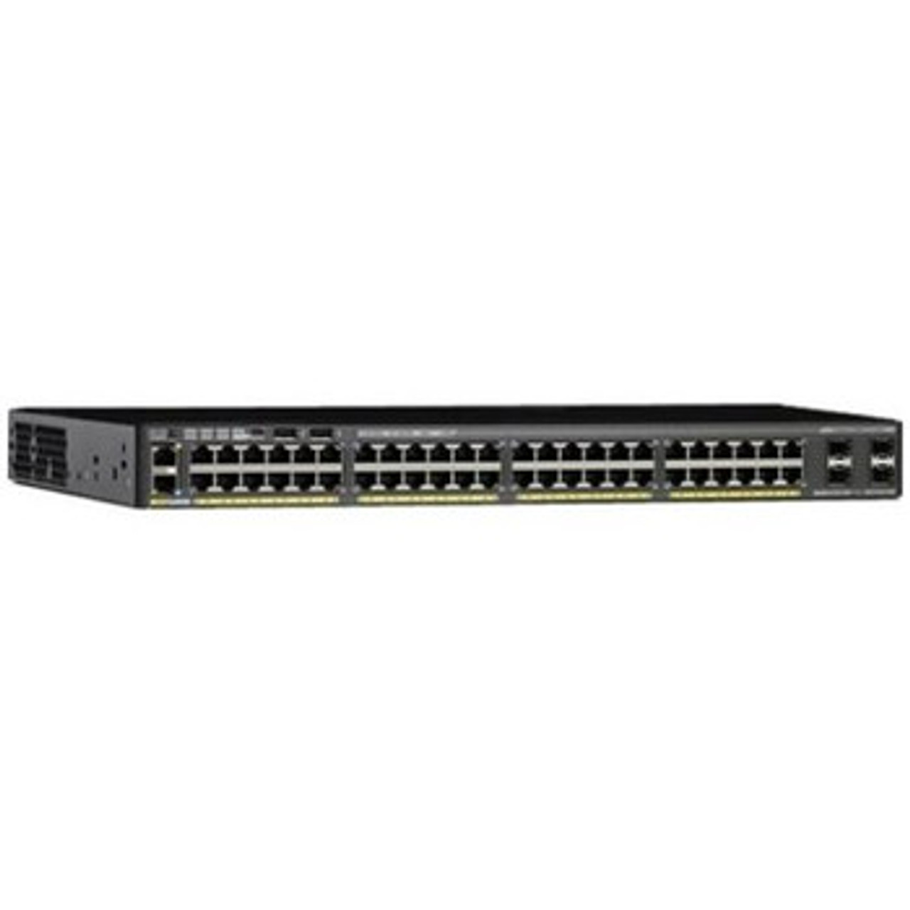 CISCO Catalyst 2960X-48TD-L 48-Port Managed Switch with 2X 10 Gigabit SFP+ Ports, Stackable Layer3 Switch for Networking