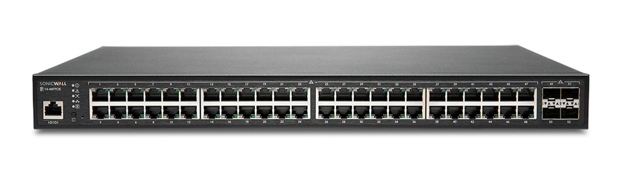 SonicWall SWS14-48FPOE Managed L2 Gigabit Ethernet PoE Switch for ProLiant DL360p Gen8 servers