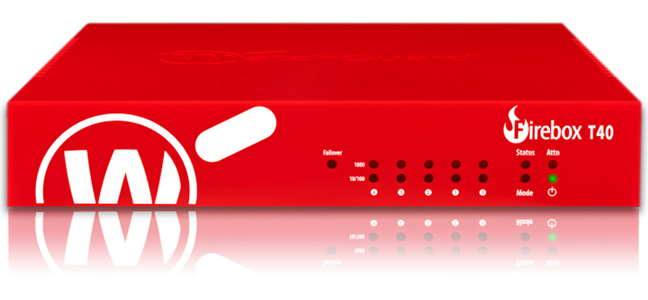 WatchGuard Firebox T40-W hardware firewall 3400 Mbit/s for secure network protection