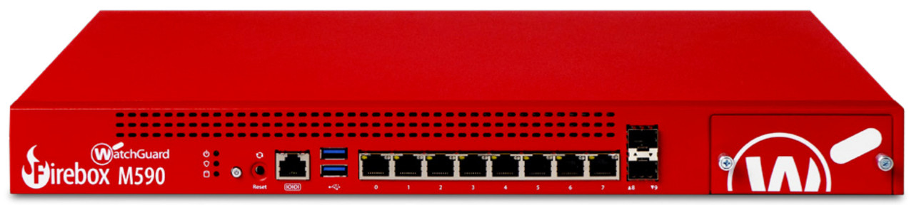 WatchGuard Firebox M590 Hardware Firewall 3300 Mbit/s - Ideal for network security in large businesses