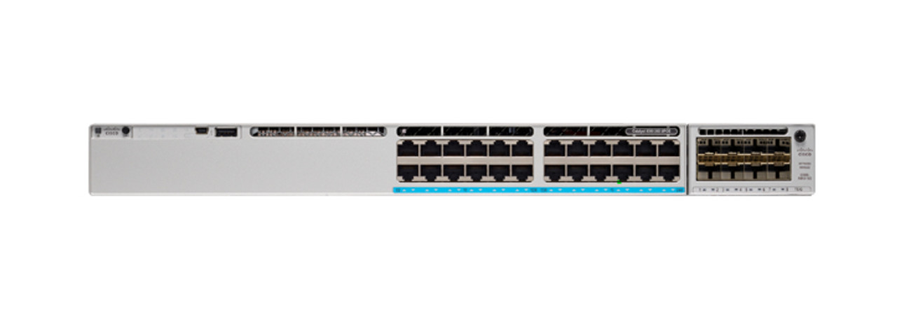 Cisco C9300L-24P-4X-1E Network Essentials Switch with 24 PoE+ Ports and 4x10G Uplink, for Federal-Only Use