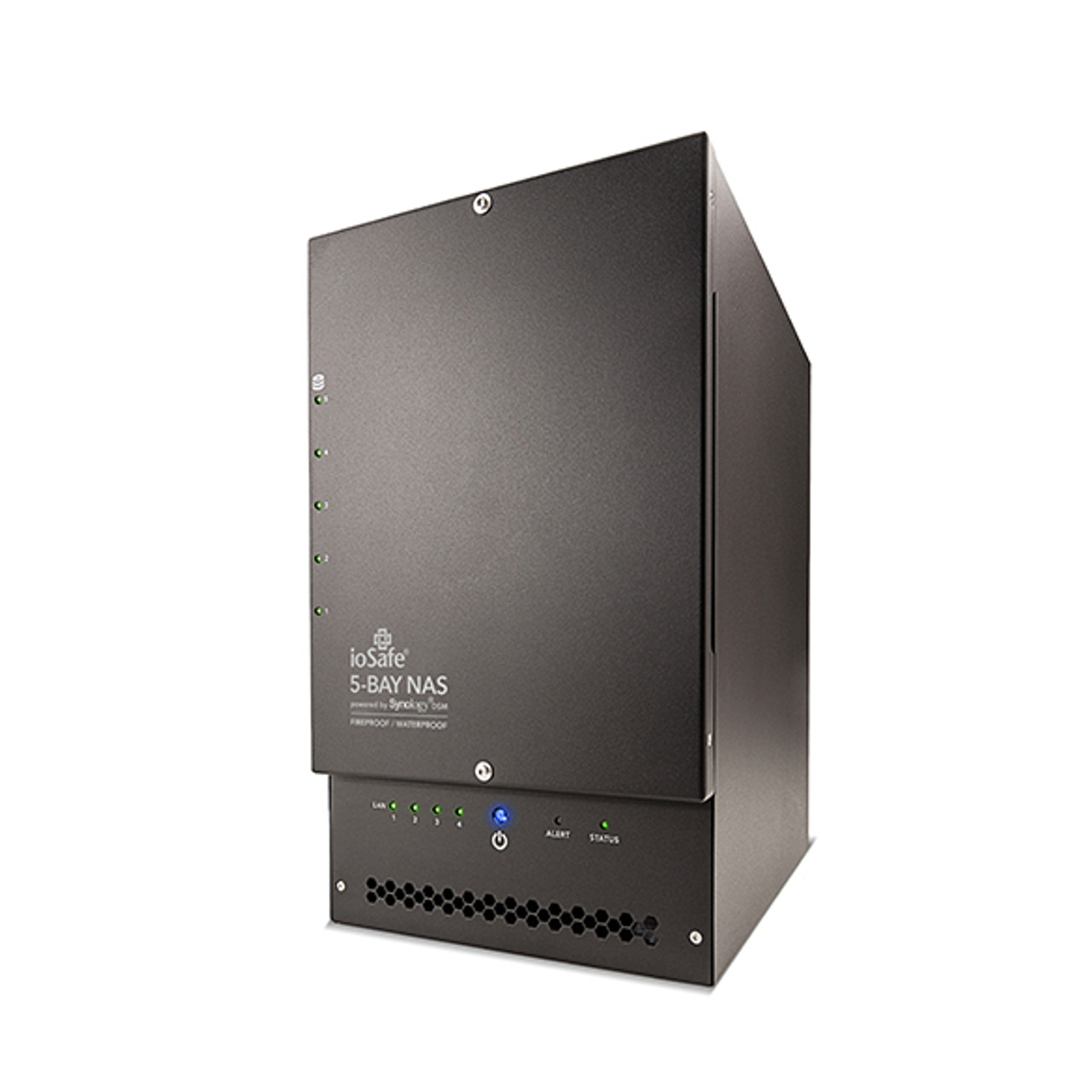 ioSafe NFX0405-1 X517 20TB Tower Black disk array for data storage and backup servers.