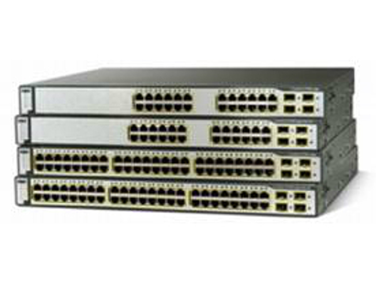 Cisco Cat3750 48-port Gigabit Ethernet Switch with 4 SFP Ports for Standard Multi Use