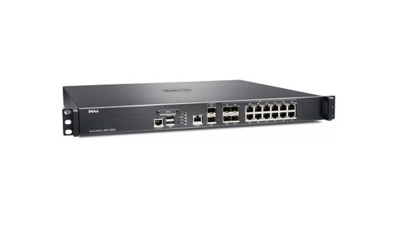 SonicWall 12-Port Gigabit Ethernet Firewall Security Appliance for NSA 4600, Rack-Mountable