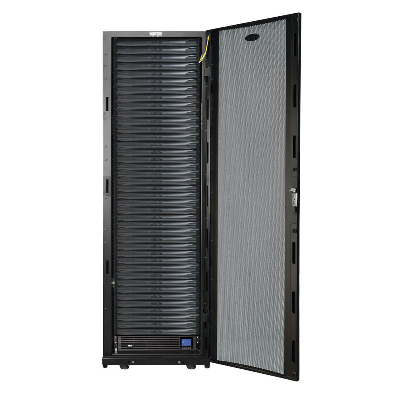Tripp Lite MDA2F40UPX00000 42U Freestanding Black Rack Cabinet for Servers