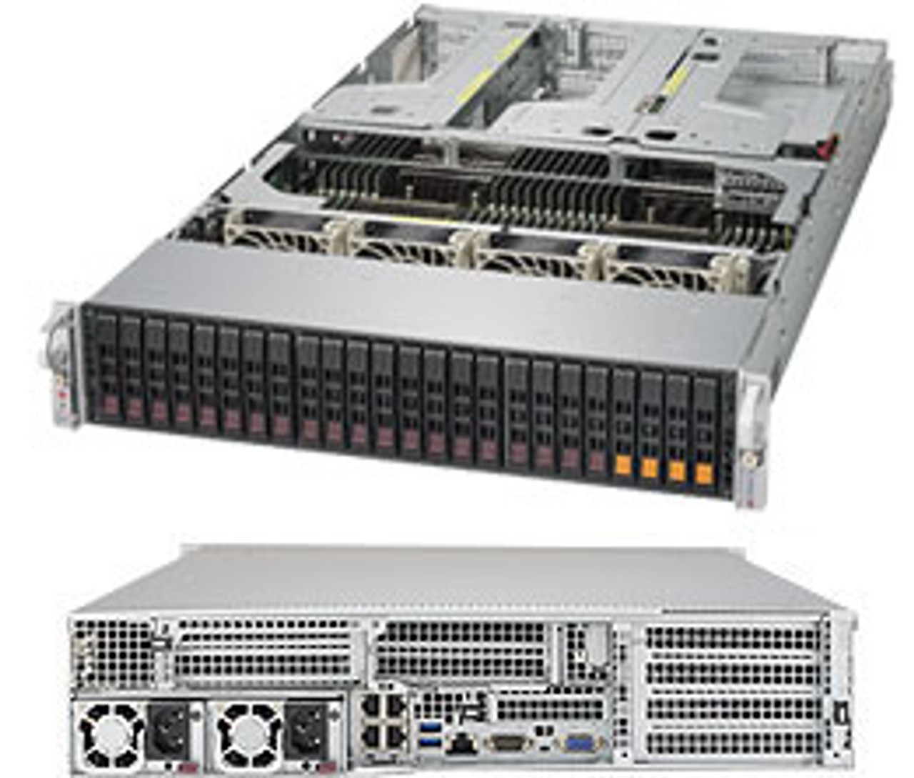Supermicro SuperServer 2049U-TR4 Intel C621 LGA 3647 Rack Black - 2U server compatible with Intel processors