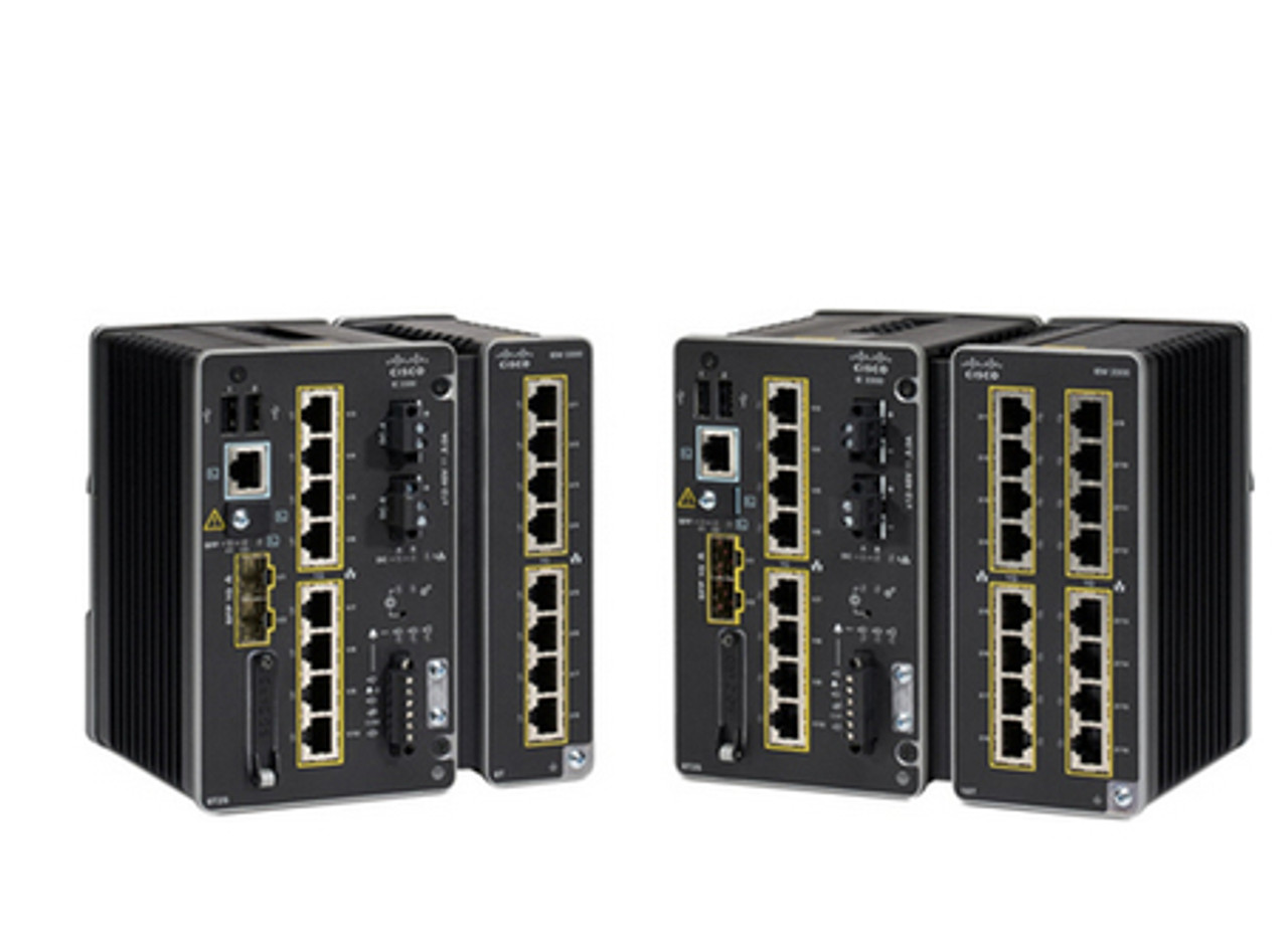 Cisco Catalyst IE3300 Rugged Series Modular PoE switch, compatible with ProLiant DL360p Gen8 servers