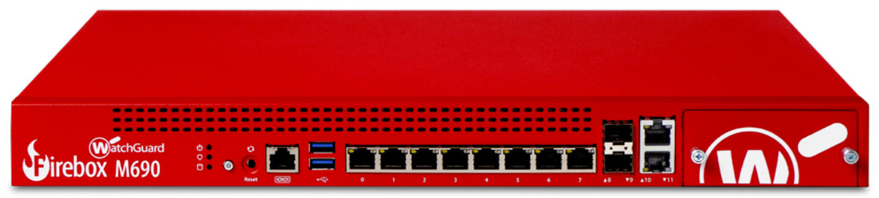 WatchGuard Firebox M690 Hardware Firewall 4600 Mbit/s - Ideal for network security in large organizations