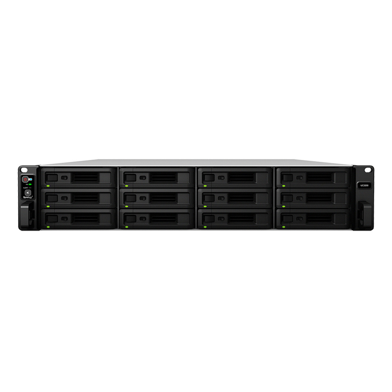 Synology UC3200 Unified Controller SAN Rack 2U Ethernet LAN Black Gray D-1521 - Compatible with server racks