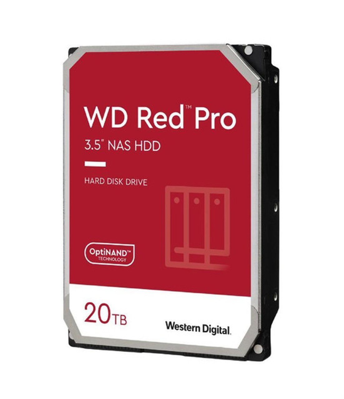 Western Digital Red Pro 20Tb 7200Rpm SATA 6Gbps 512Mb Cache 3.5 Internal Hard Drive 20-Pack - Compatible with servers