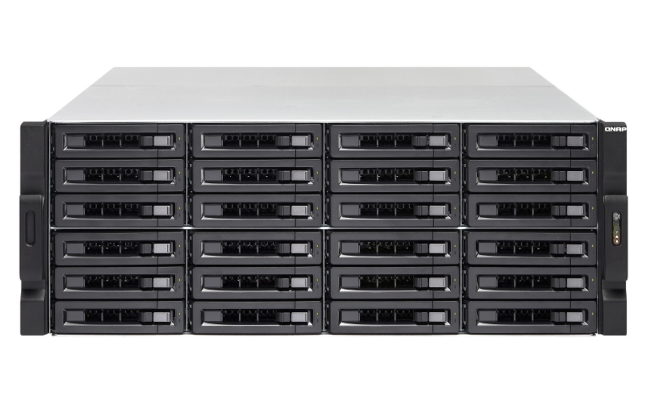QNAP TS-2483XU-RP-E2136-16G-US NAS Rack (4U) Black E-2136 Ethernet LAN - Compatible with server racks