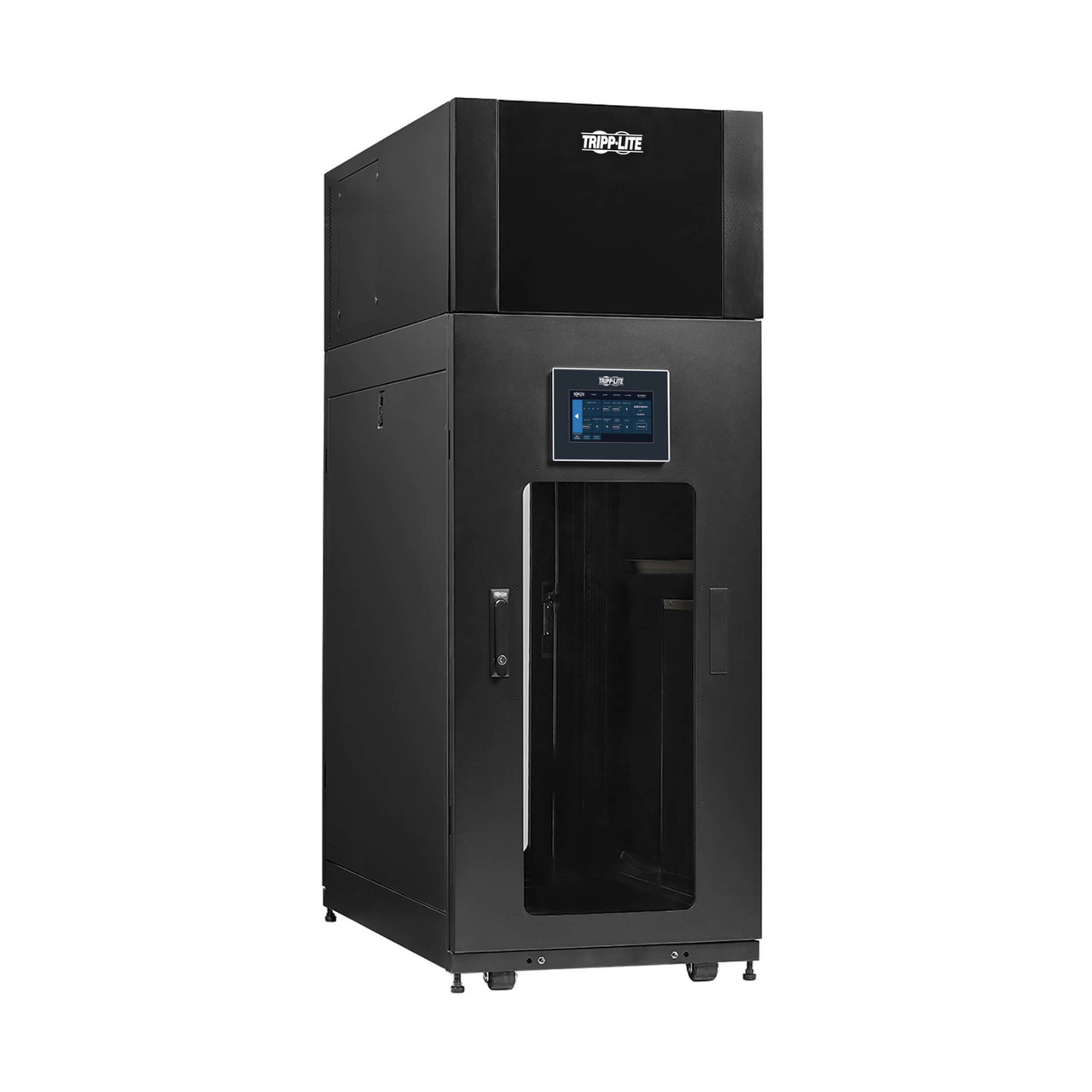 Tripp Lite SRCOOL3KTP25U 25U Freestanding Black Rack Cabinet for Servers