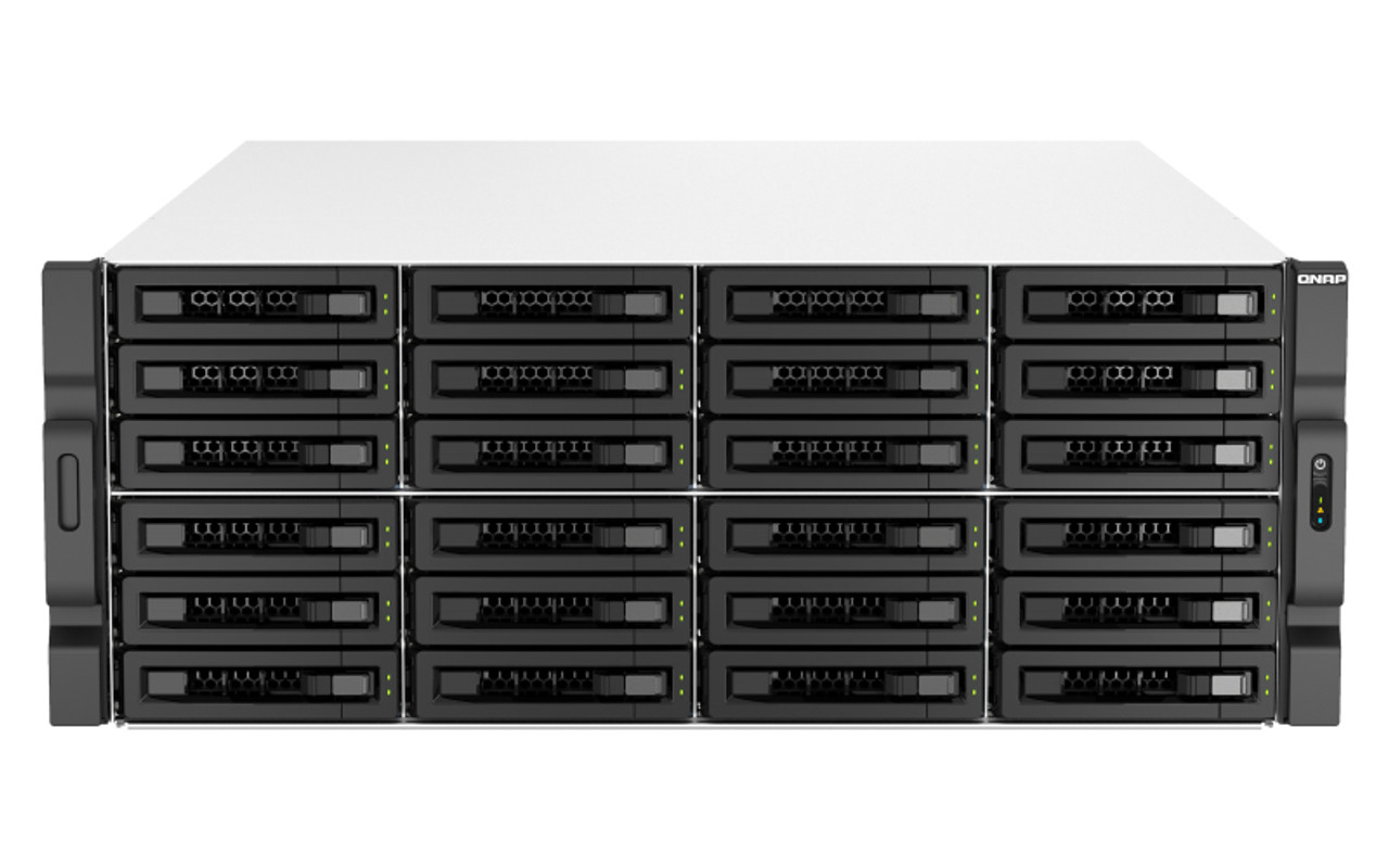 QNAP TS-H3087XU-RP NAS Rack (4U) Ethernet LAN Black White E-2378 - compatible with server racks
