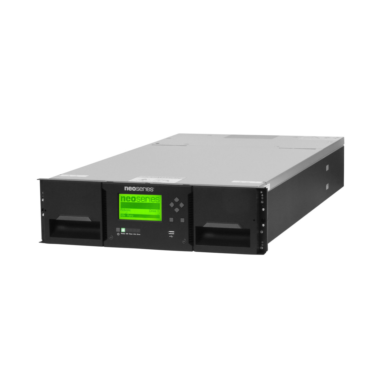 Overland-Tandberg NEOxl 40 3u 40-slot base with LTO-9 Full Height dual-port FC, compatible with servers