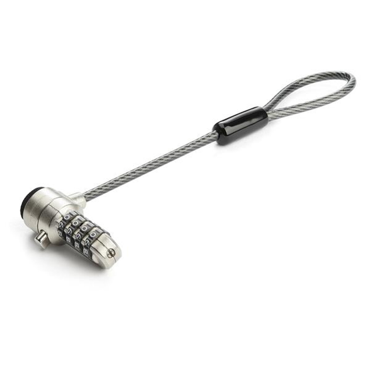 StarTech.com Branchlock Cable Lock in Black and Silver for Security - Compatible with Servers