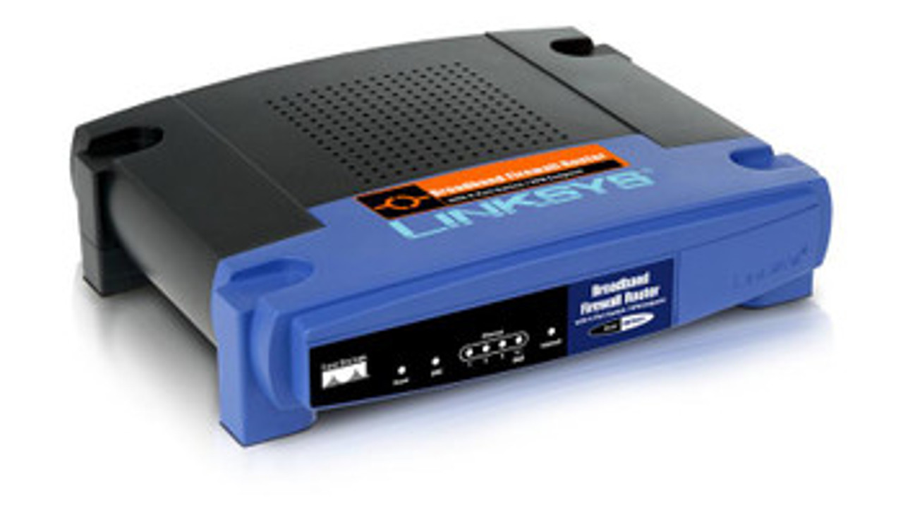 LINKSYS BEFSX41 4-Port Ethernet Cable/DSL Firewall Router for Home and Small Business Networking