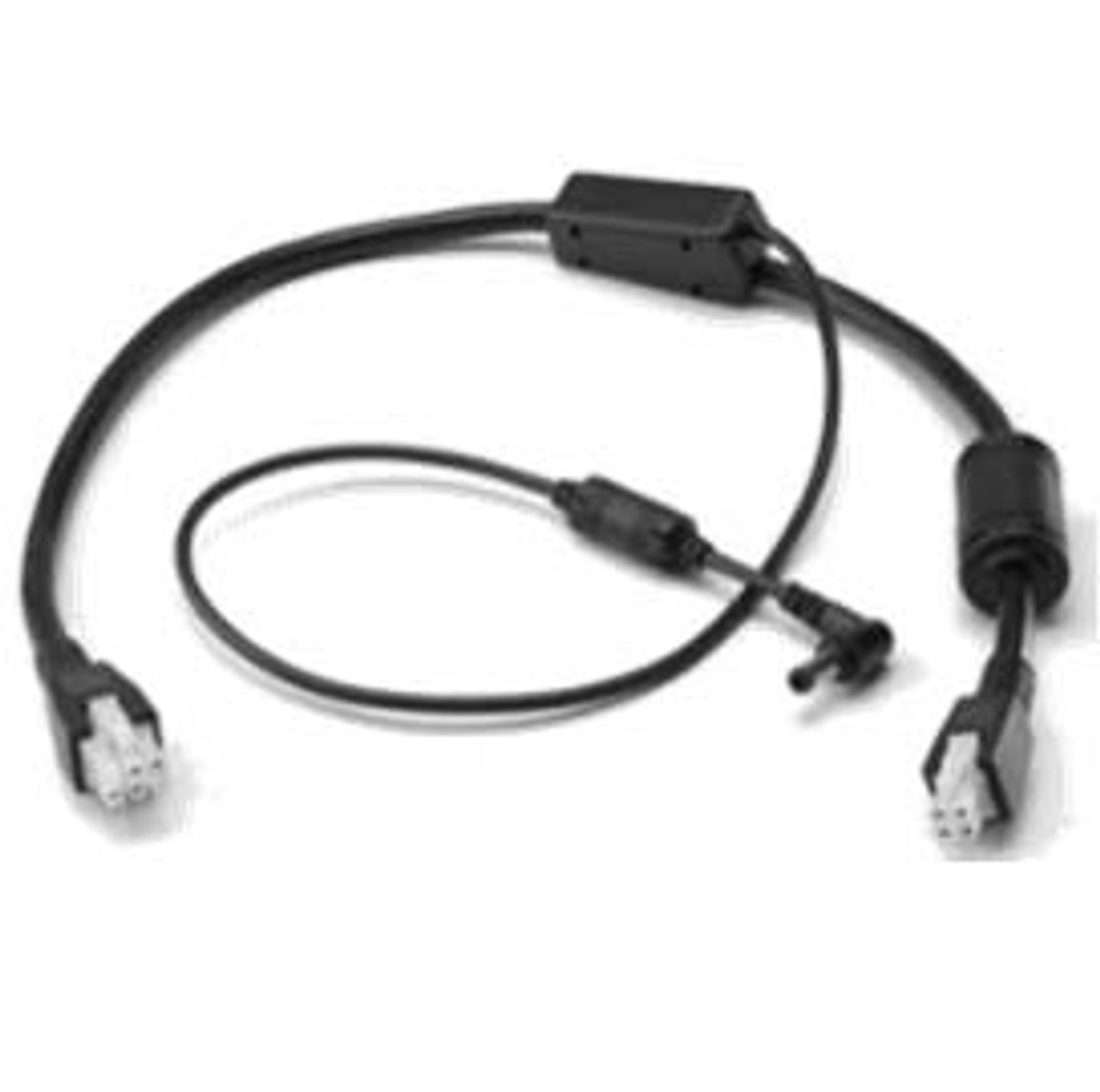 Zebra power cable in black for CBL-DC-379A1-01, compatible with various devices
