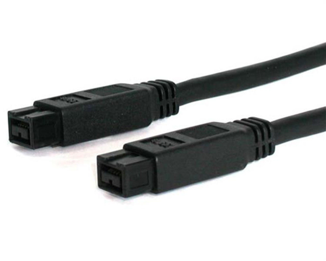 StarTech.com 6 ft 1394b Firewire Cable 9-9 Pin M-M Black for High-Speed Data Transfer