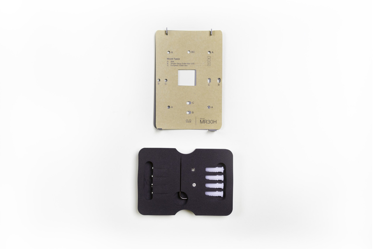 Cisco Meraki Mounting Kit for MR30H, compatible with Ma-Mnt-Mr-H1=, designed for secure installation in any setting