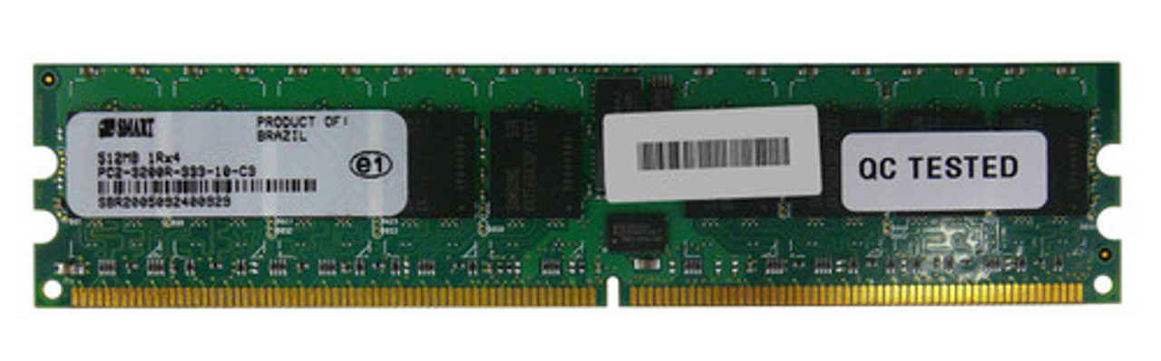 Smart Modular 512MB PC2-3200 DDR2-400MHz ECC Registered CL3 240-Pin DIMM Single Rank Memory Module for Servers