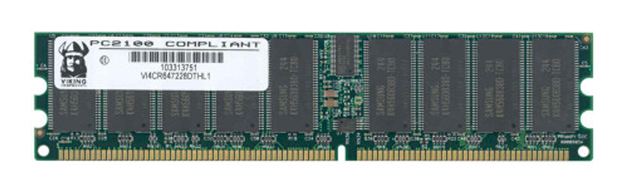 Viking 512MB PC2100 DDR-266MHz ECC Memory Module for 184-Pin DIMM - VI4CR647228DTHL1