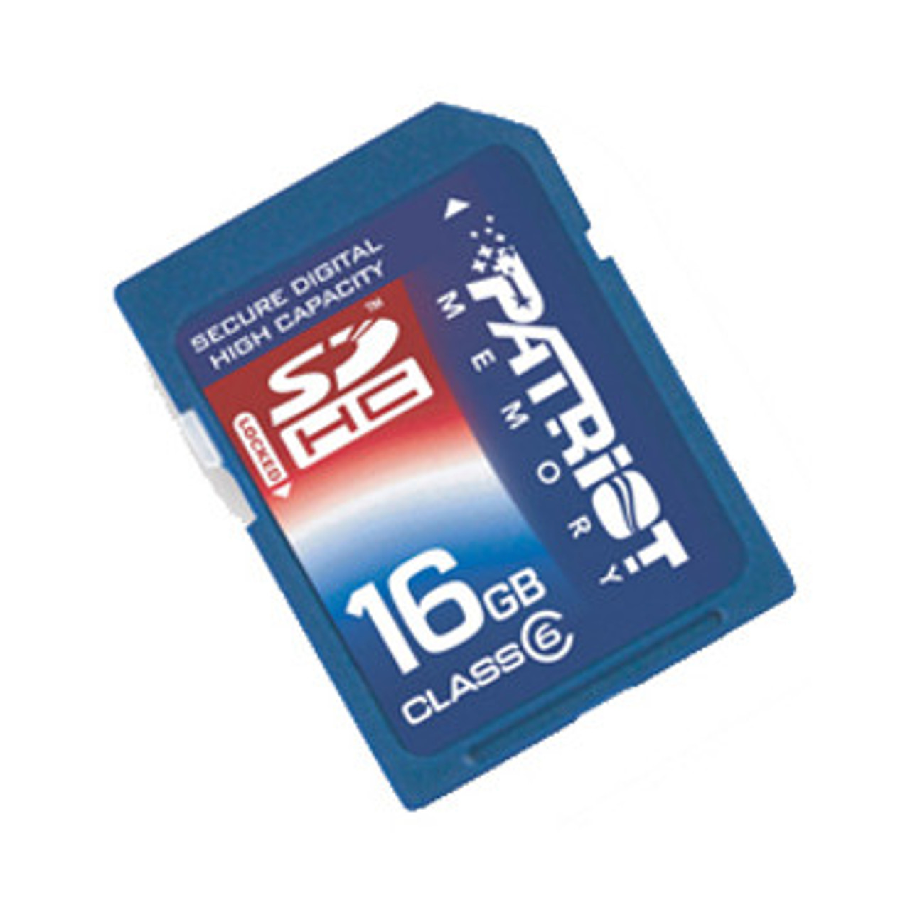 Patriot 16GB Class 6 SDHC Flash Memory Card for PSF16GSDHC6