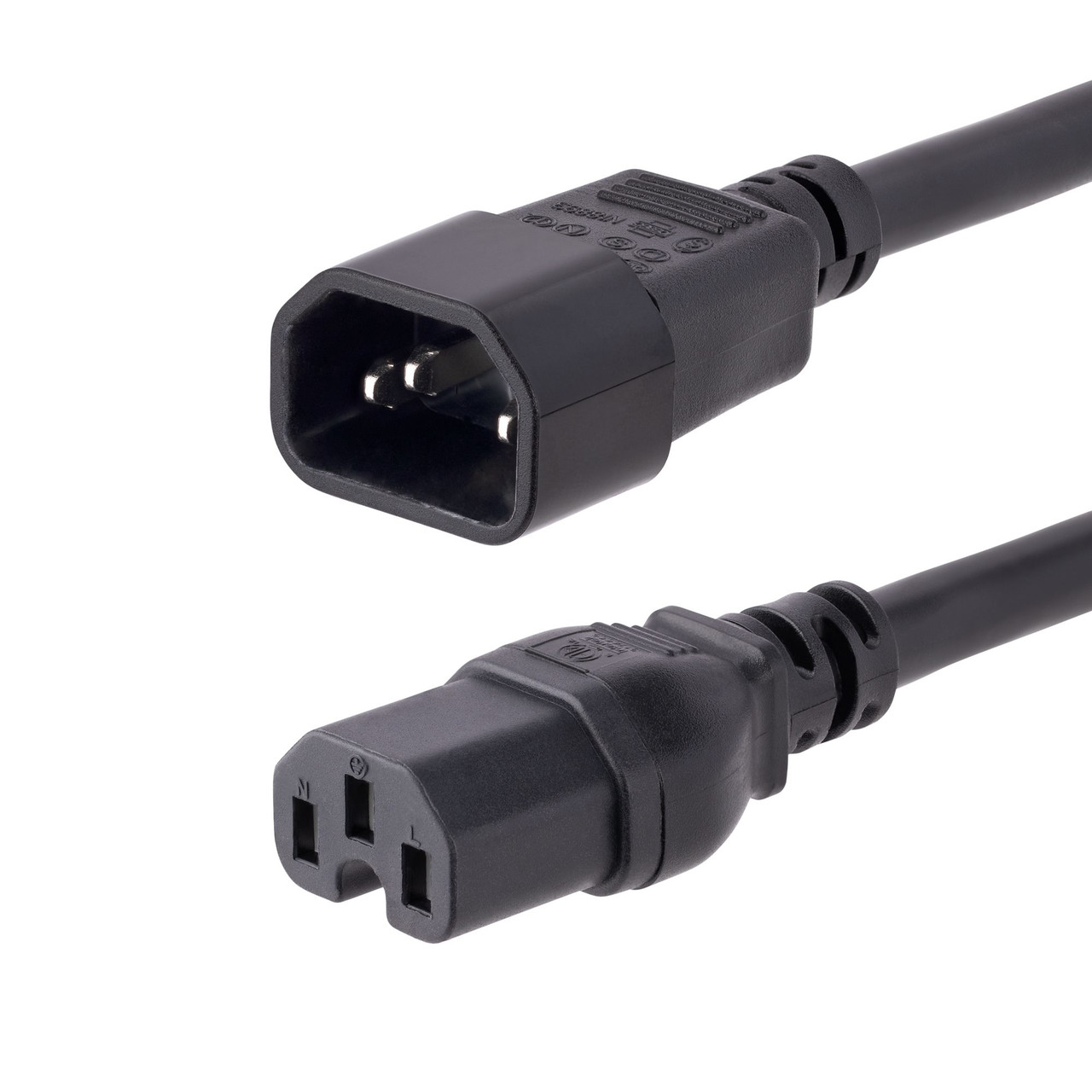 StarTech.com H1415-10F Power Cord Black 120.1 C14 to C15 Coupler - Compatible with Servers