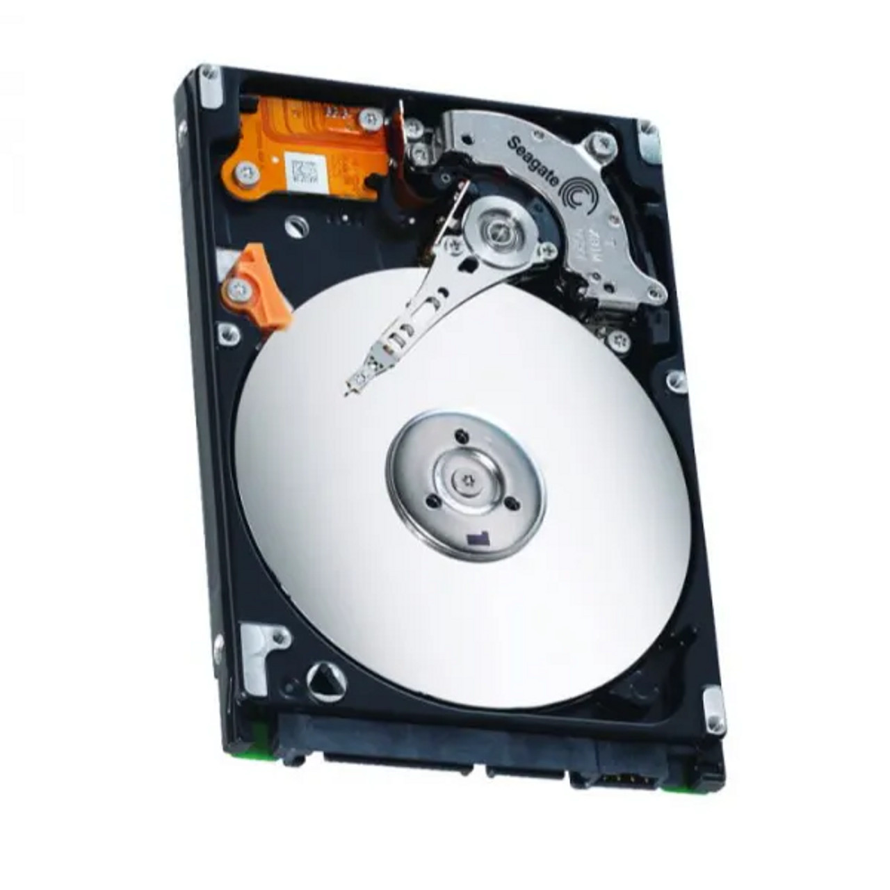 Seagate Momentus 100GB 5400RPM SATA-150 8MB Cache 2.5-inch Hard Drive mounted in laptop