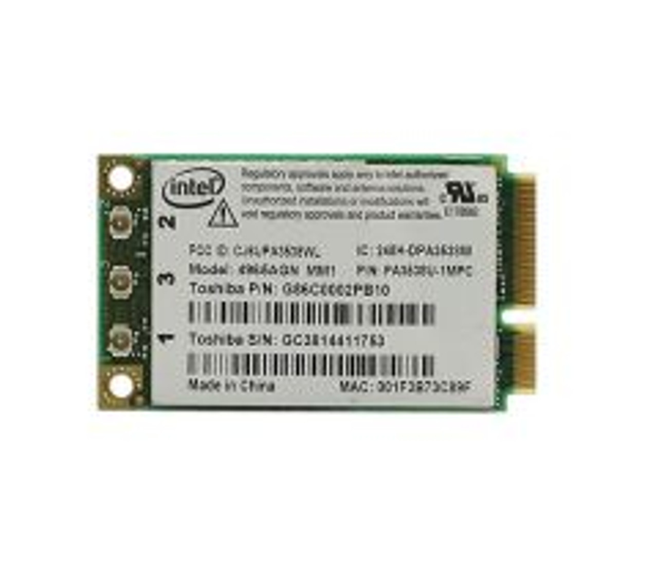Toshiba PA3538U Intel 4965Agn Wifilink A/B/G/N Mini Pci Express Card for laptops