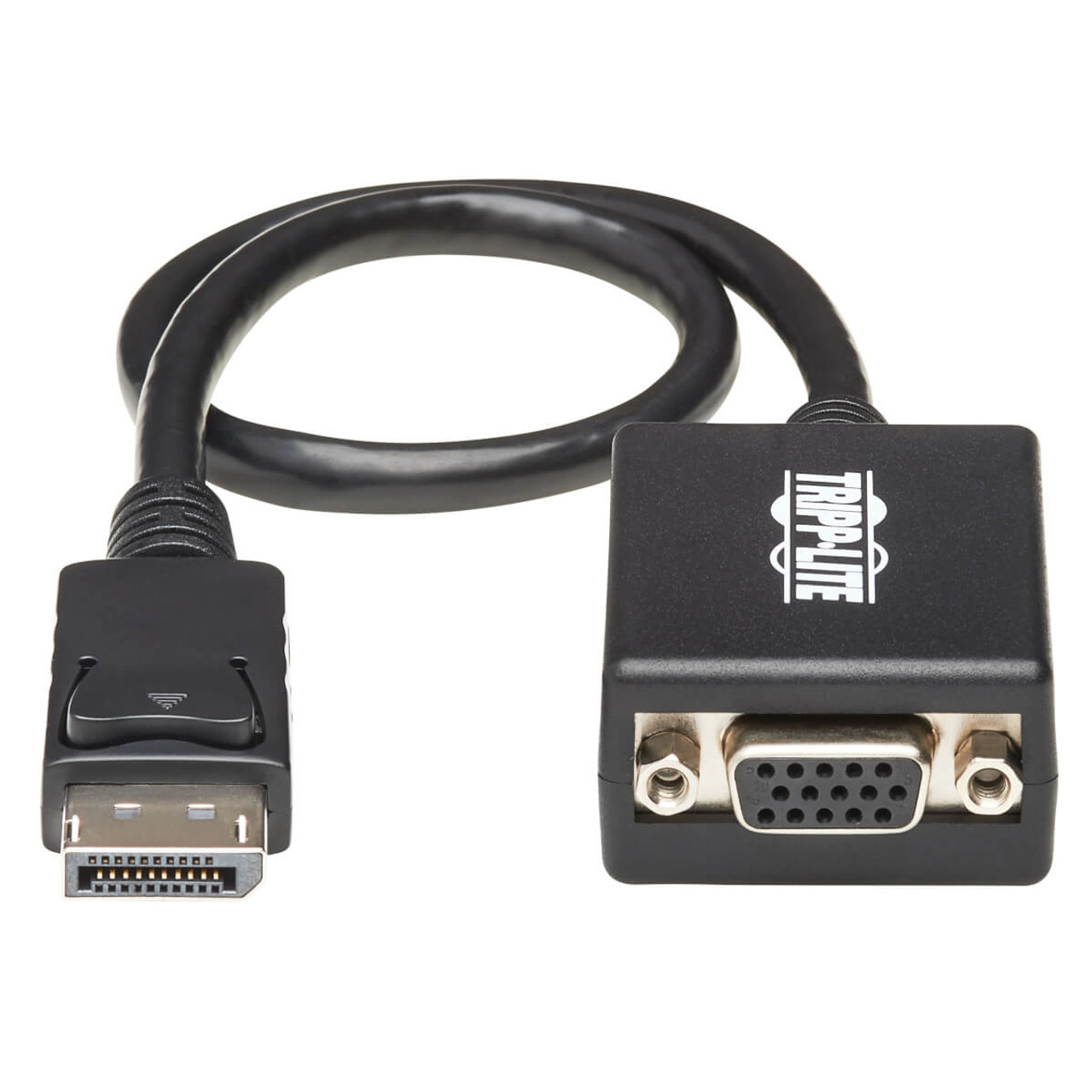 Tripp Lite P134-001-VGA Video Cable Adapter for VGA (D-Sub) DisplayPort, 12.2 Black