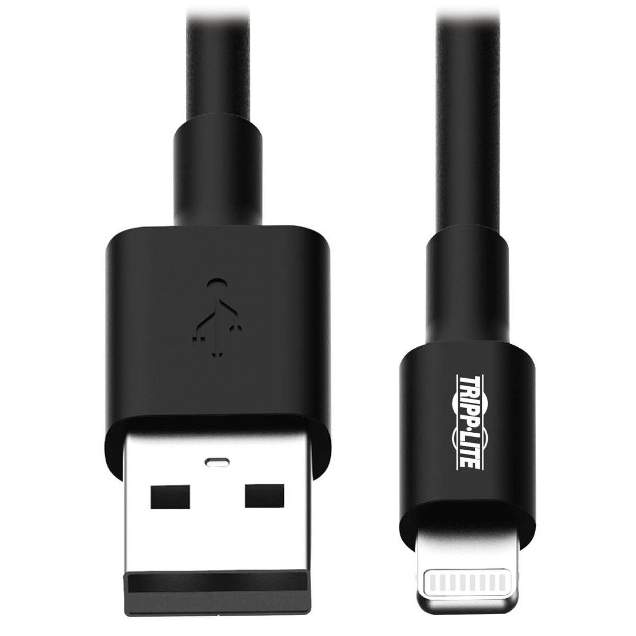 Tripp Lite M100-010-BK Lightning Cable 9.45 Black - Compatible with various devices, ideal for fast charging.