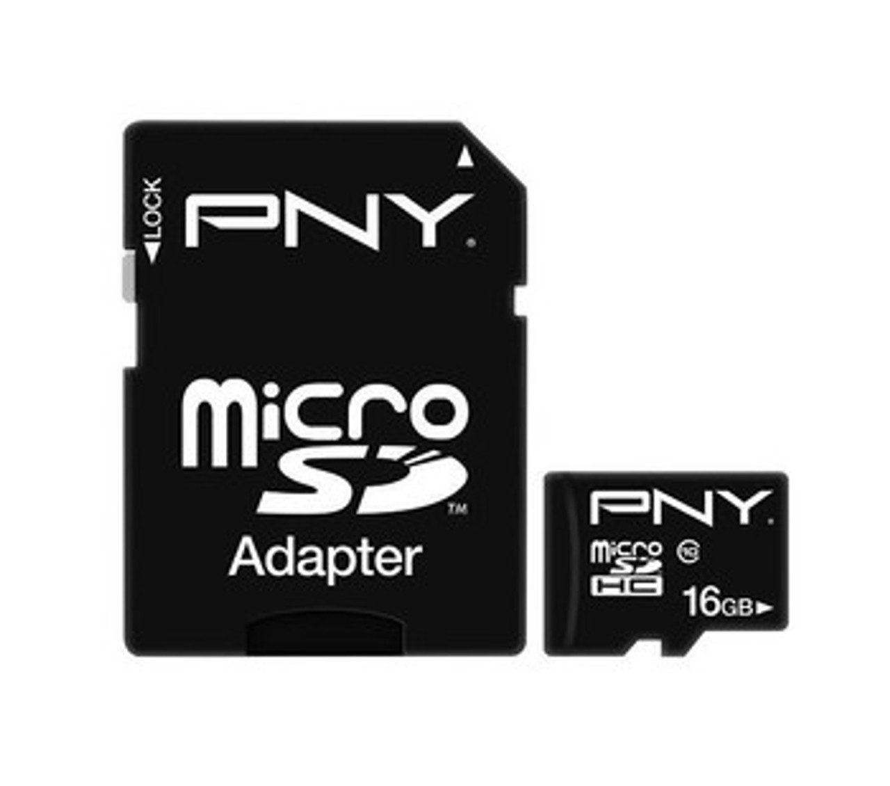 PNY 16GB Class 10 microSDHC Flash Memory Card for PSDU16G10EF, storage for cameras and smartphones