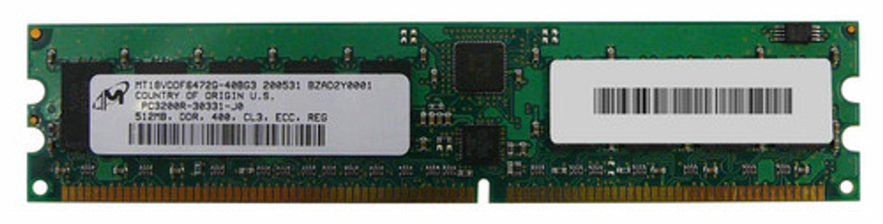 512MB DDR Registered ECC PC-3200 400Mhz 1Rx4 Memory Upgrade for PP657UT-AA Servers