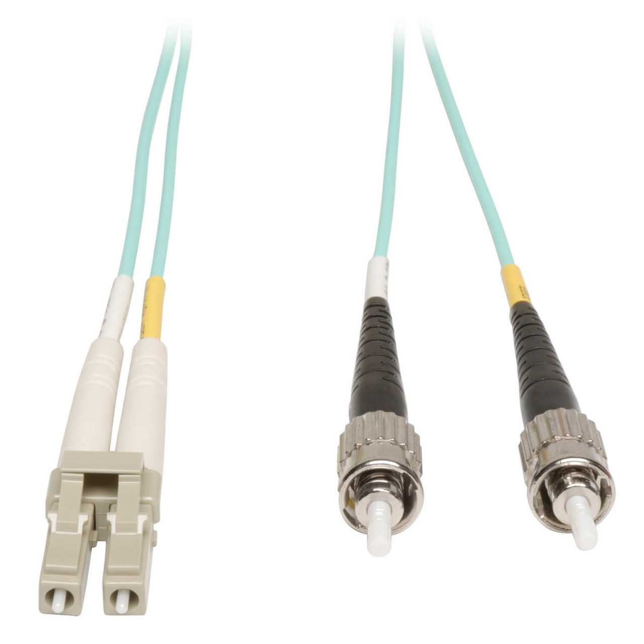 Tripp Lite N818-05M Fiber Optic Cable 5m LC ST OM3 Gray Turquoise Server Rack Compatibility