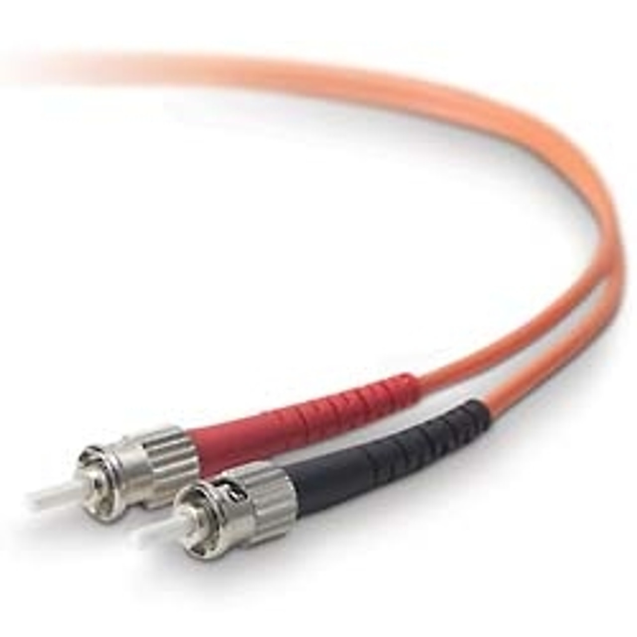 Belkin Fiber Optic Cable ST ST Duplex 2m Orange - Compatible with Cable/Patch, F2F40200-02M