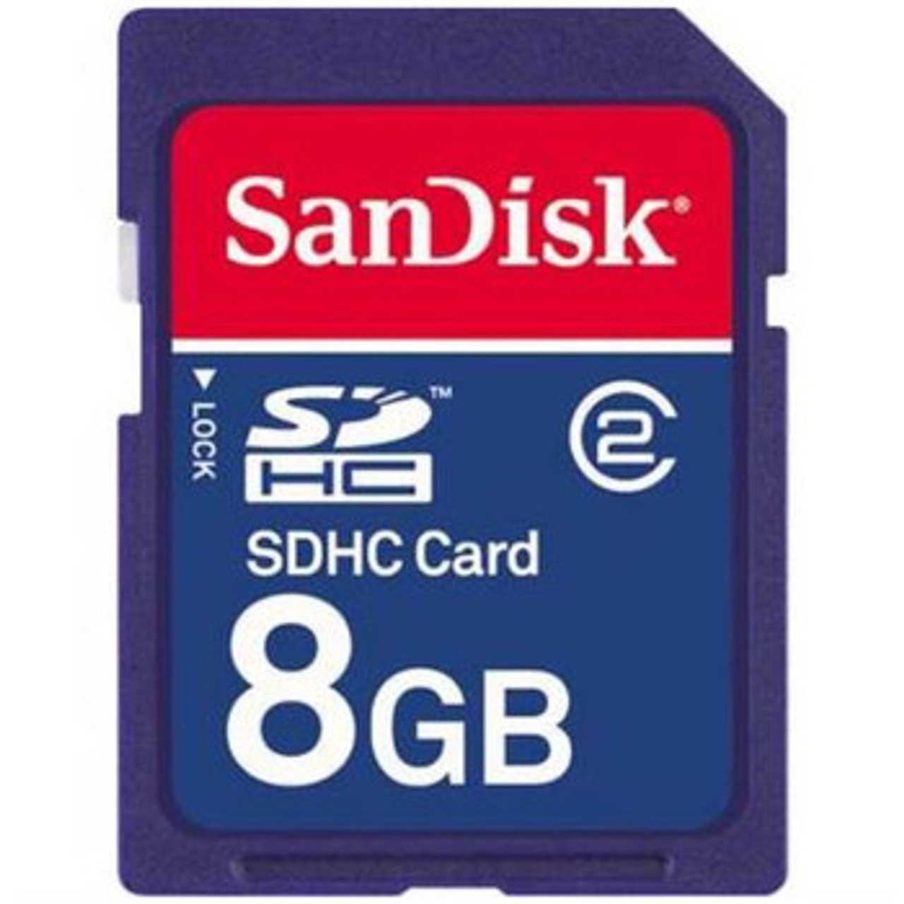 Sandisk 8Gb Class 2 SDHC Flash Memory Card for Cameras and Devices